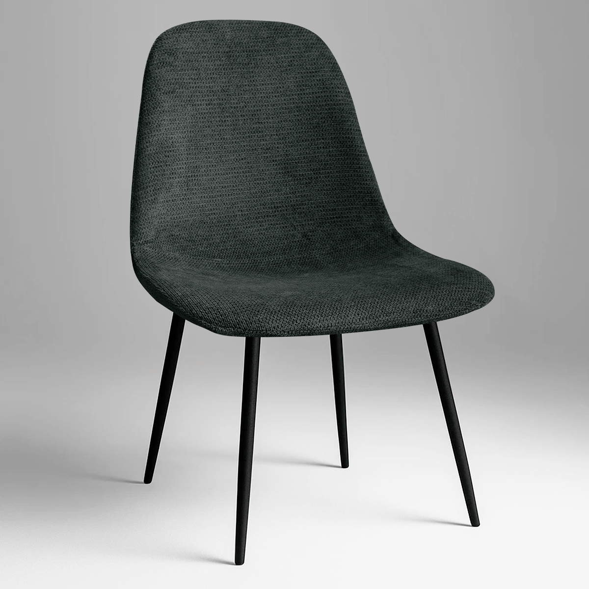 Foto 2 pulgar | Silla Comedor Linium Tela Acolchonada Elegante Premium Color Gris