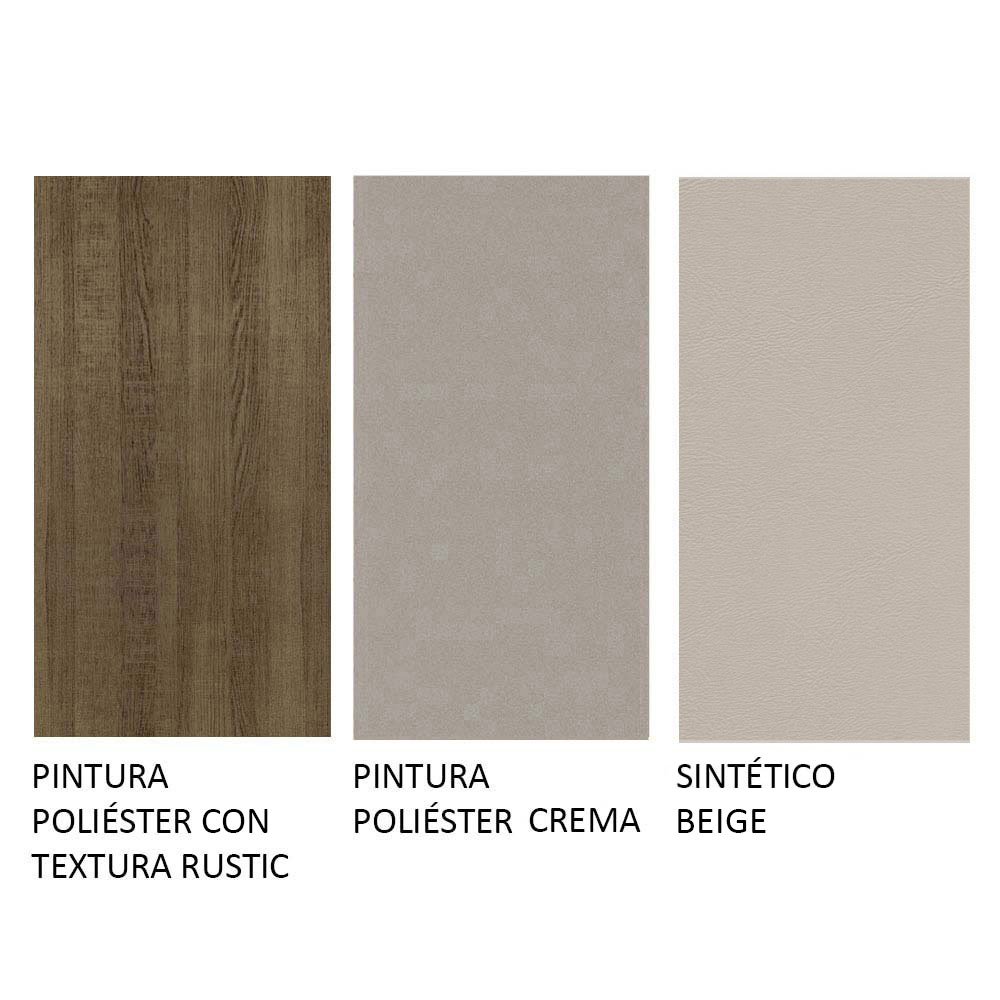 Foto 8 pulgar | Juego de Comedor Madesa Talita 045677GX4TPER color Marrón con 4 Sillas