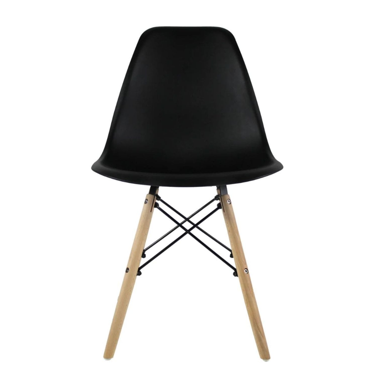 Foto 4 pulgar | Comedor Mundo In T5 Eames color Negro para 4 Personas