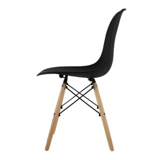Foto 5 | Comedor Mundo In T5 Eames color Negro para 4 Personas