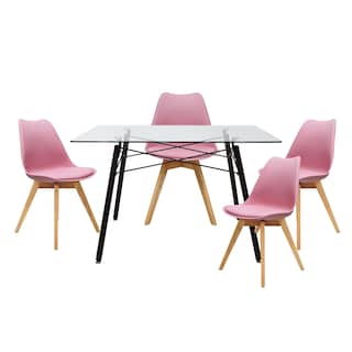 Foto 1 | Comedor Mundo In T5n Frankfurt color Rosa para 4 Personas