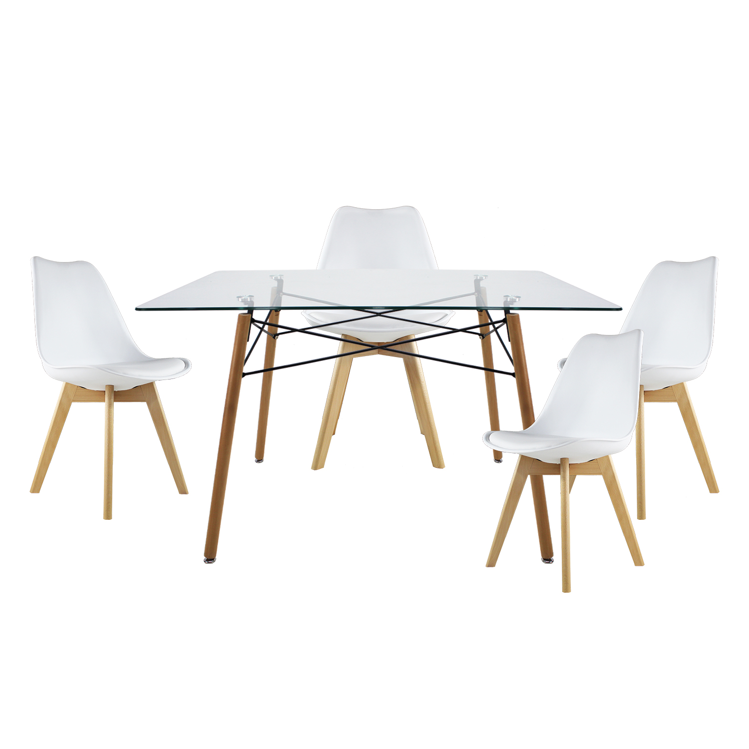 Comedor Mundo Inf T5 Frankfurt color Blanco para 4 Personas