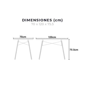Foto 6 | Comedor Rectangular T5n Frankfurt Mundo In Cristal 4 Personas Negro