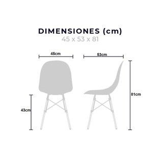 Foto 7 | Comedor Rectangular Mundo T5n In Mesa de Cristal 4 Personas Blanco
