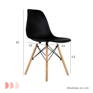 Foto 7 | Comedor Circular Mundo In Mesa de Cristal color Negro para 4 Personas