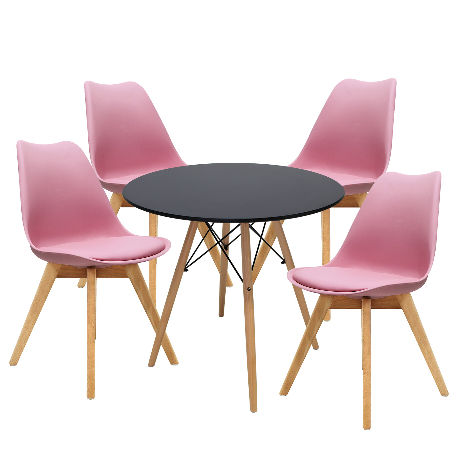 Foto 2 pulgar | Comedor Circular Frankfurt Mundo In Melamina 4 Personas Multicolor
