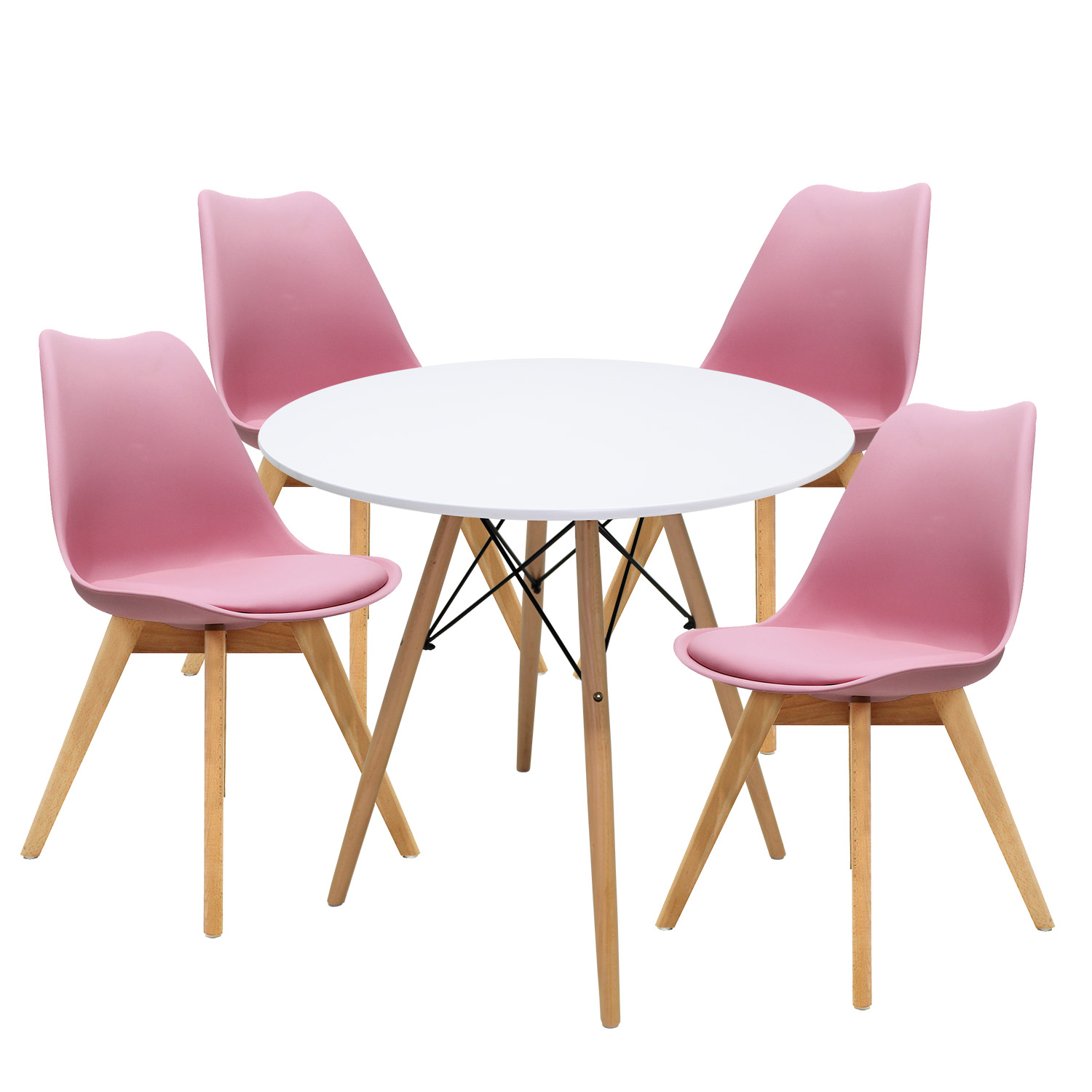 Foto 1 | Comedor Circular Frankfurt Mundo In Melamina 4 Personas Multicolor