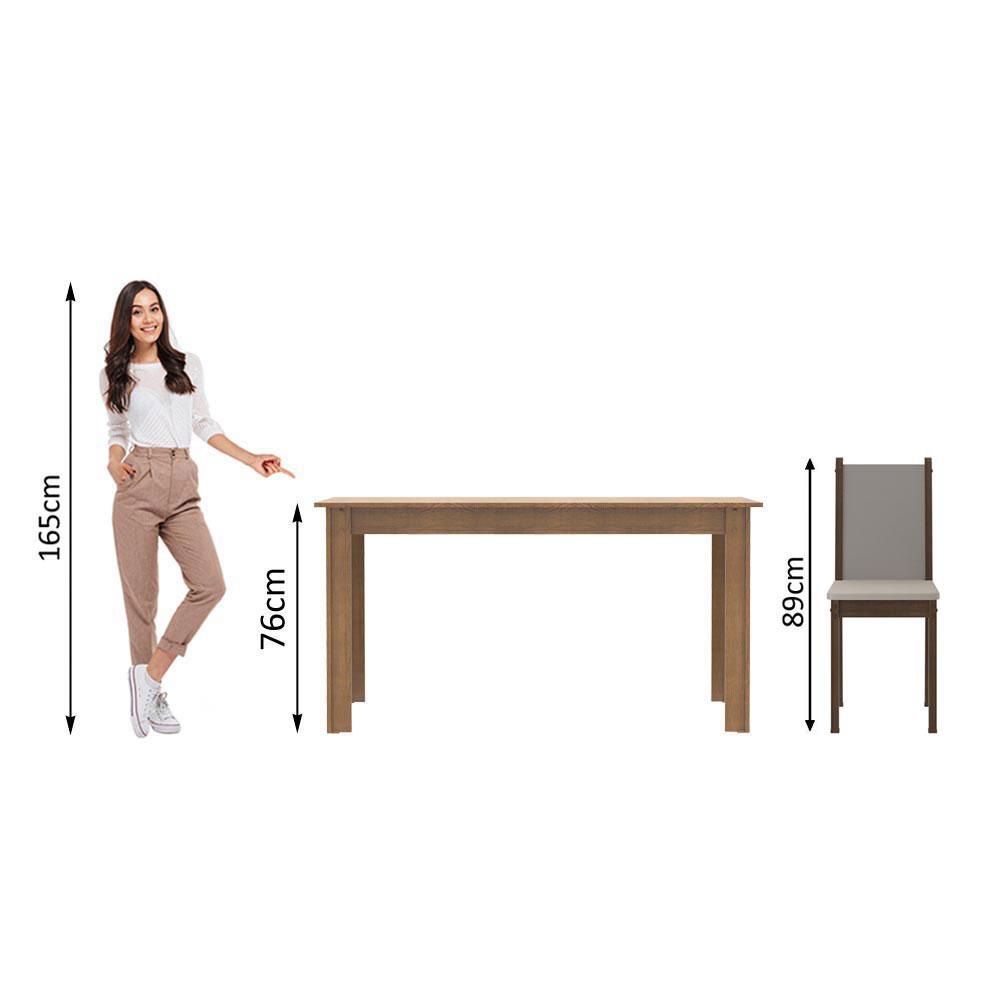Foto 4 | Comedor Madesa Bea con 4 Sillas Cafés