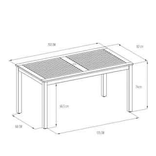 Foto 5 | Comedor de Jardín Midtown Concept Set Orlando 5 Piezas