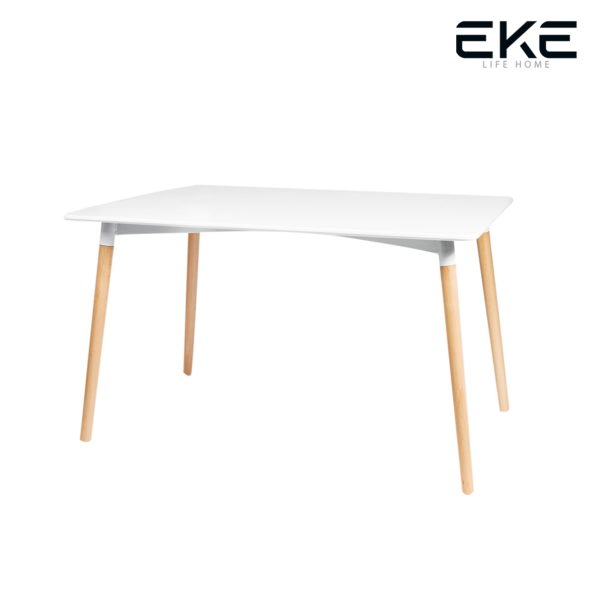 Foto 4 pulgar | Mesa Rectangular Eames EKE Life Home GC018 Blanca