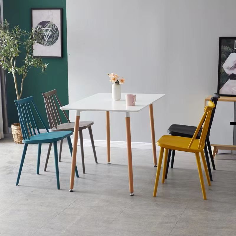 Foto 8 pulgar | Mesa Rectangular Eames EKE Life Home GC018 Blanca