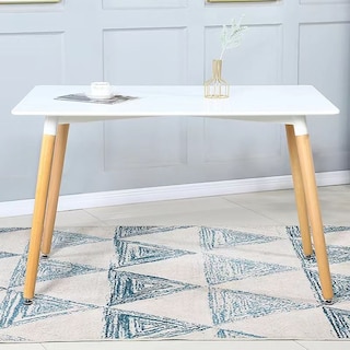 Foto 8 | Mesa Rectangular Eames EKE Life Home GC018 Blanca