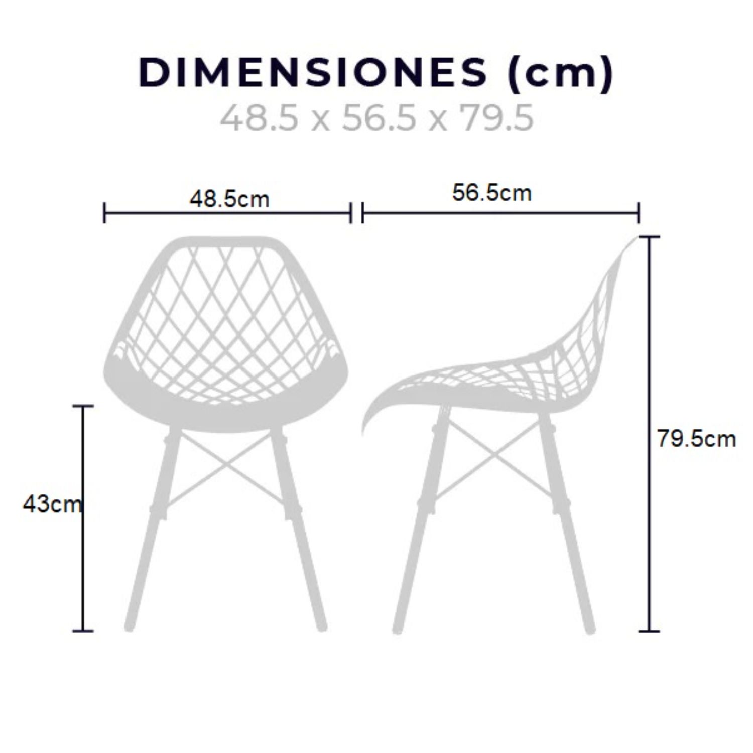 Foto 7 pulgar | Comedor Rectangular T5 Vento Mundo In Cristal 4 Personas color Gris