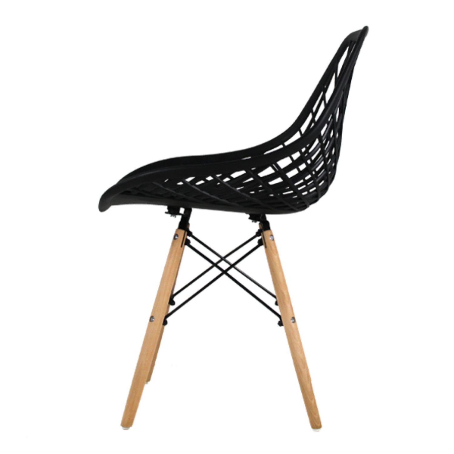 Foto 4 pulgar | Comedor Rectangular T5 Vento Mundo In Cristal 4 Personas olor Negro