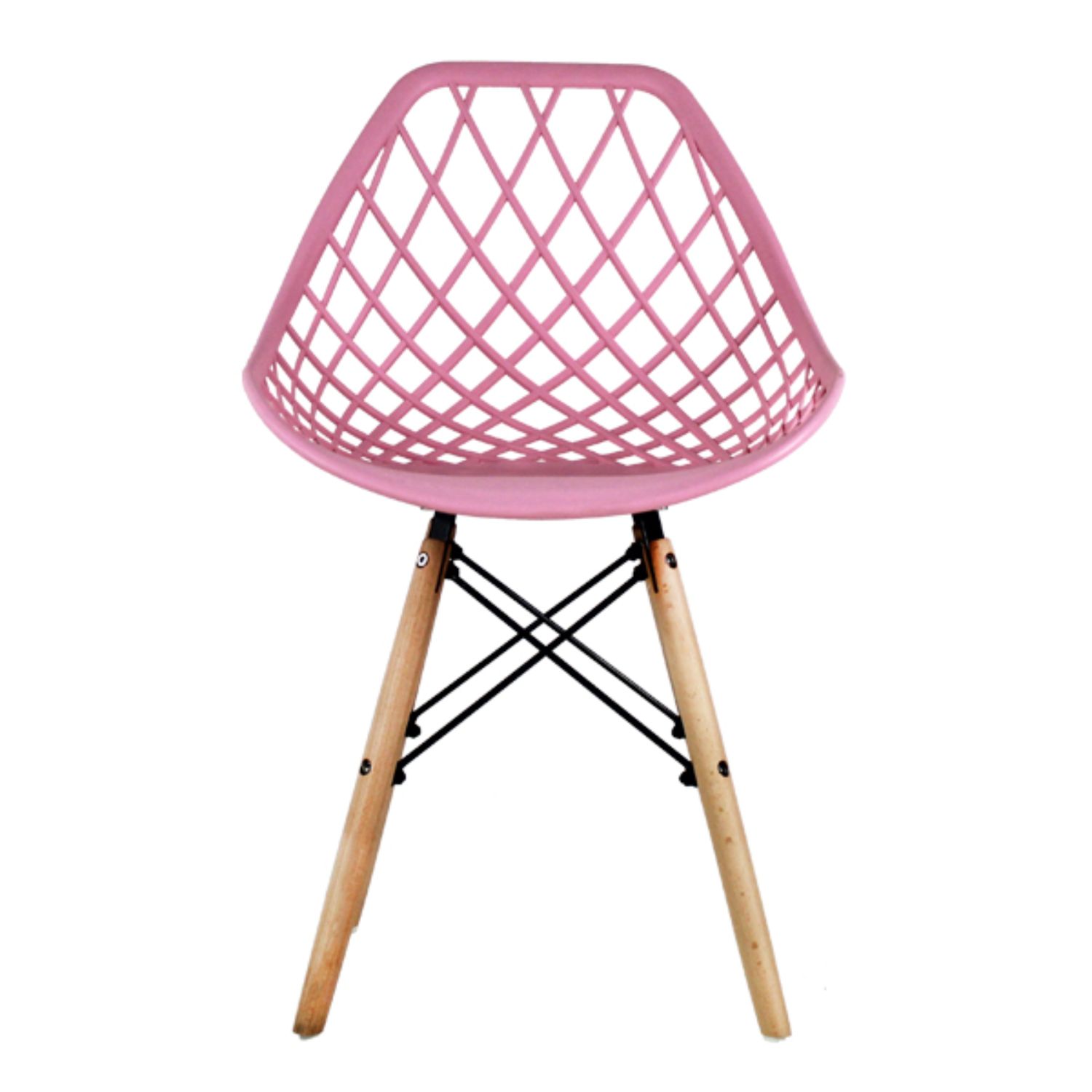 Foto 3 pulgar | Comedor Rectangular T5 Vento Mundo In Cristal 4 Personas Color Rosa