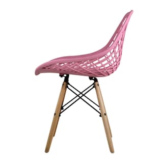Foto 3 | Comedor Rectangular T5 Vento Mundo In Cristal 4 Personas Color Rosa