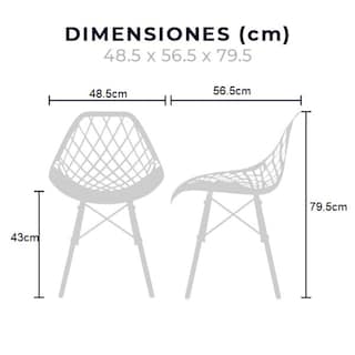 Foto 6 | Comedor Rectangular T5 Vento Mundo In Cristal 4 Personas Color Rosa