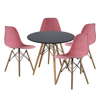 Foto 1 | Comedor Circular Mundo In 80 cm Oslo Melamina Multicolor 4 Personas