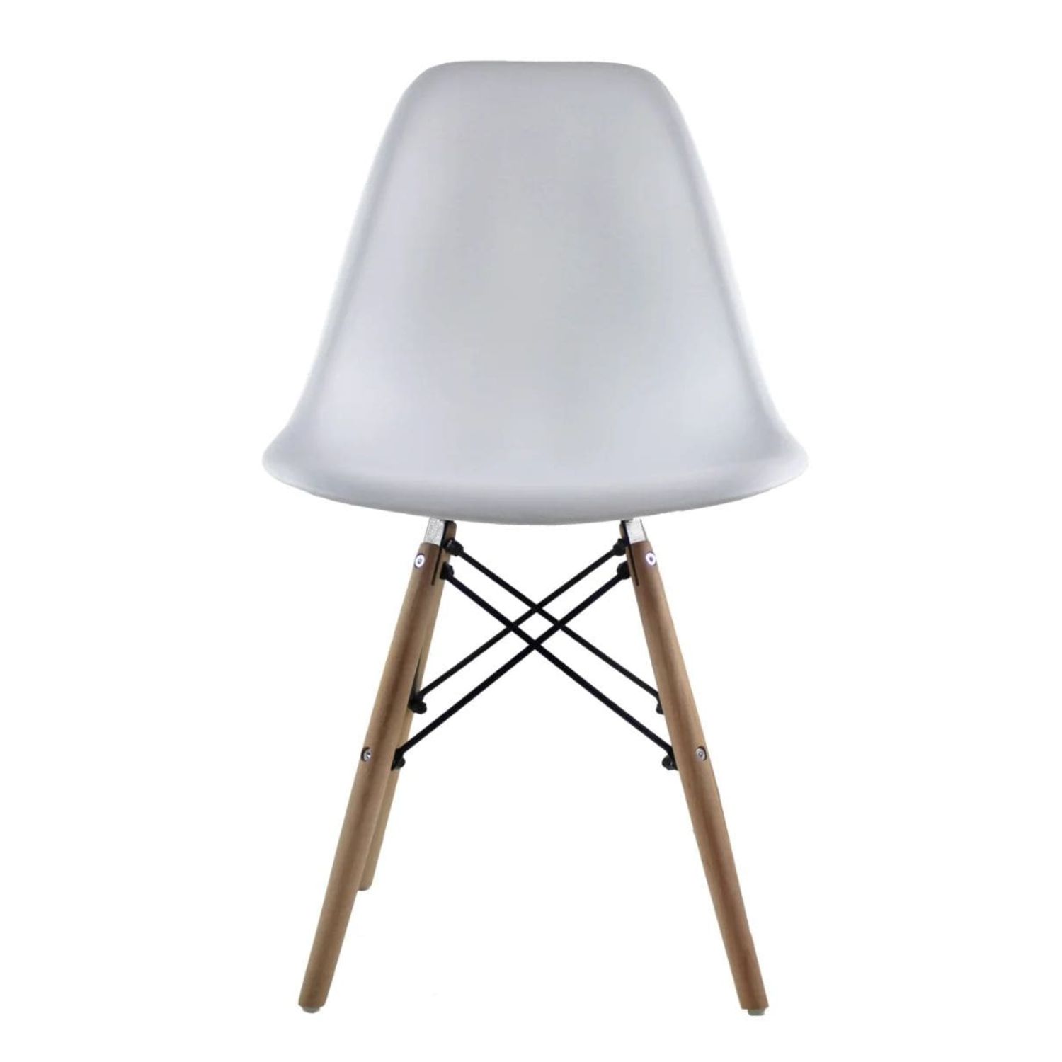 Foto 3 | Comedor Circular Mundo In 80 cm Oslo color Blanco + 4 Sillas Eames