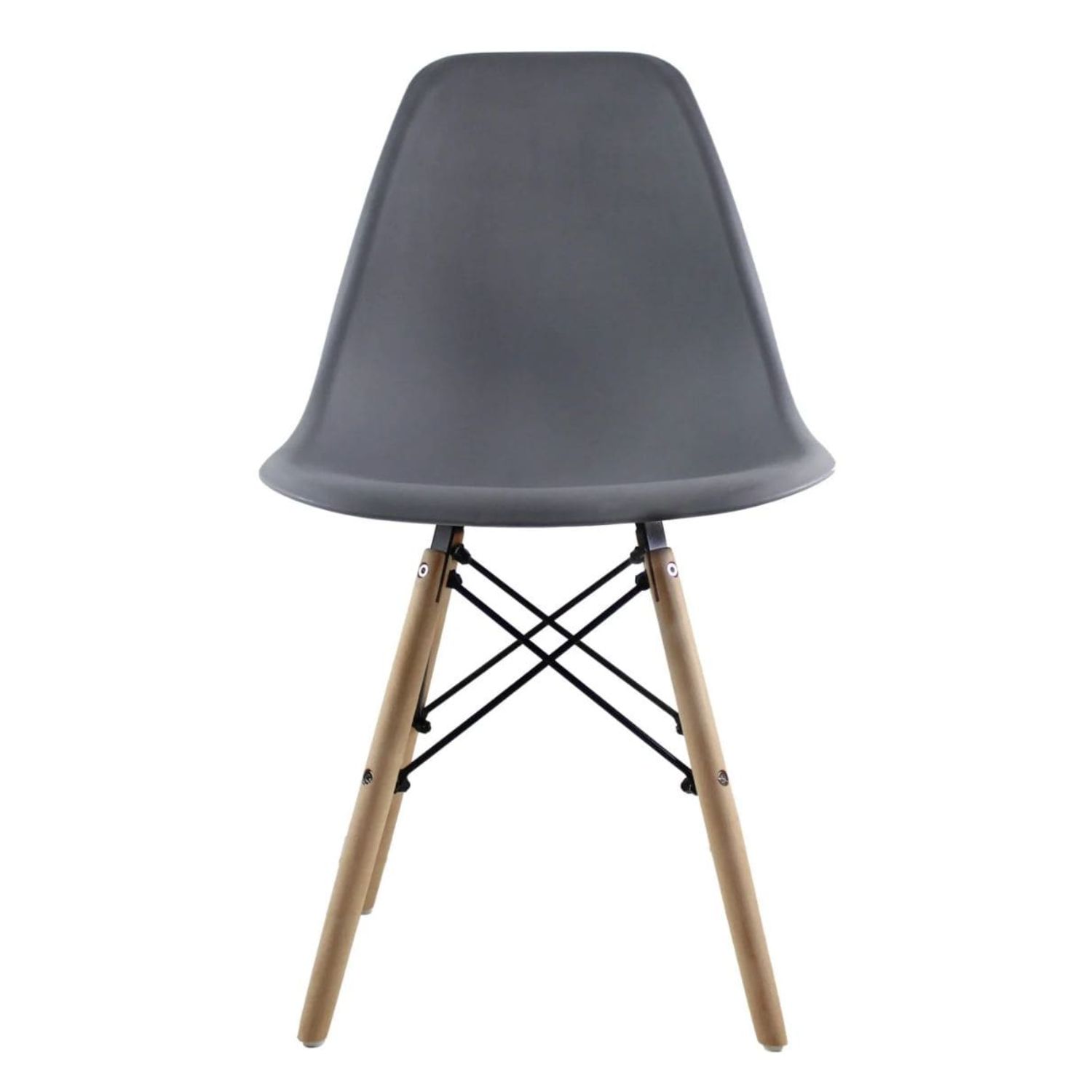 Foto 4 pulgar | Comedor Circular Mundo In 80 cm Oslo Multicolor + 4 Sillas Eames