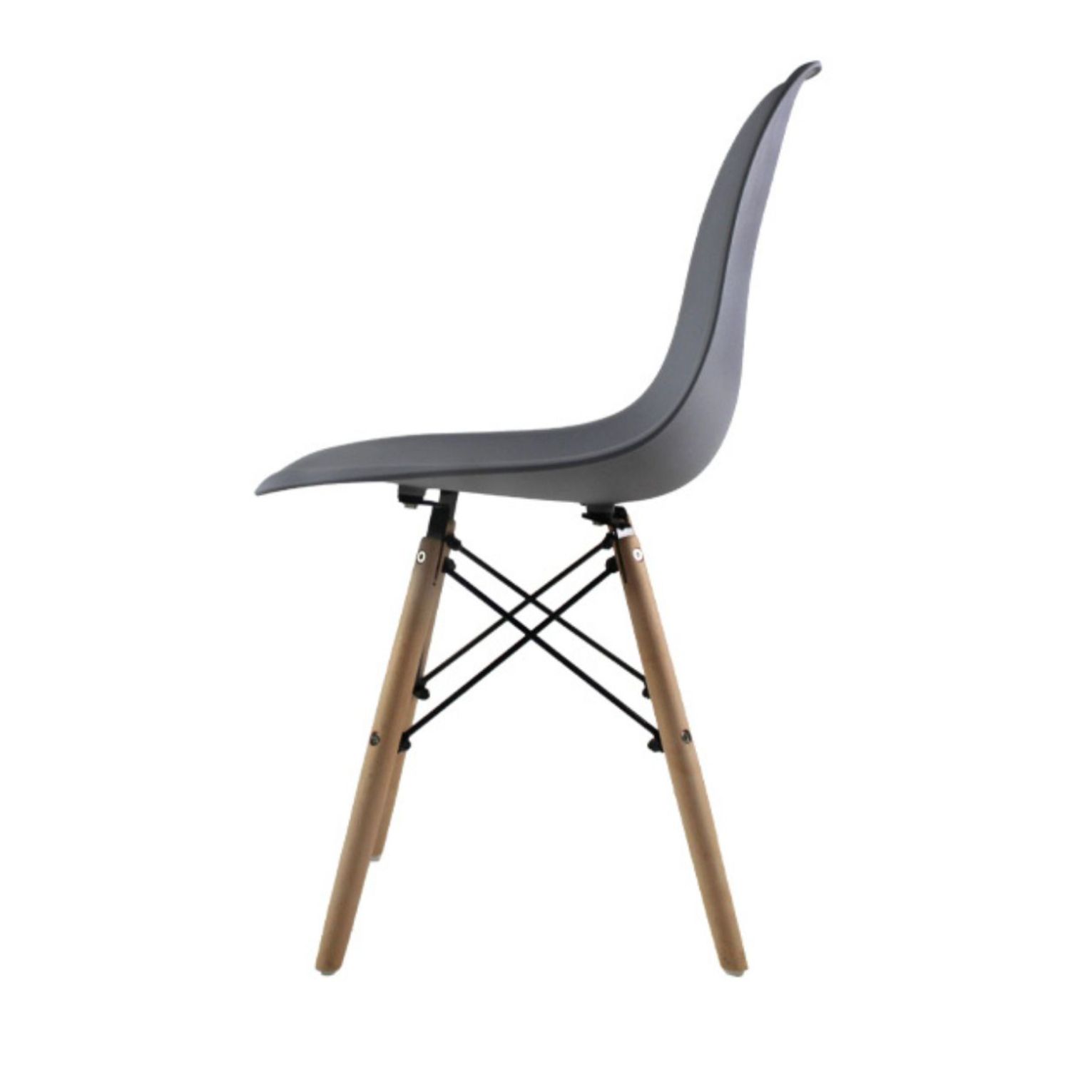 Foto 5 pulgar | Comedor Circular Mundo In 80 cm Oslo Multicolor + 4 Sillas Eames