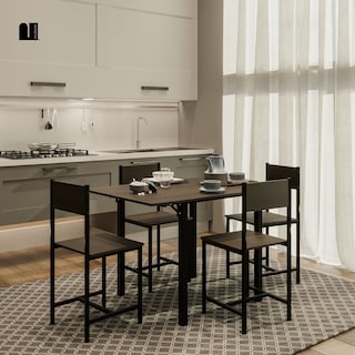 Foto 6 | Comedor Mubson Ponce con 4 Sillas Antecomedor Café para Cocina