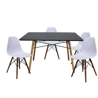 Foto 1 | Comedor Rectangular Mundo In Oslo Multicolor para 4 Personas