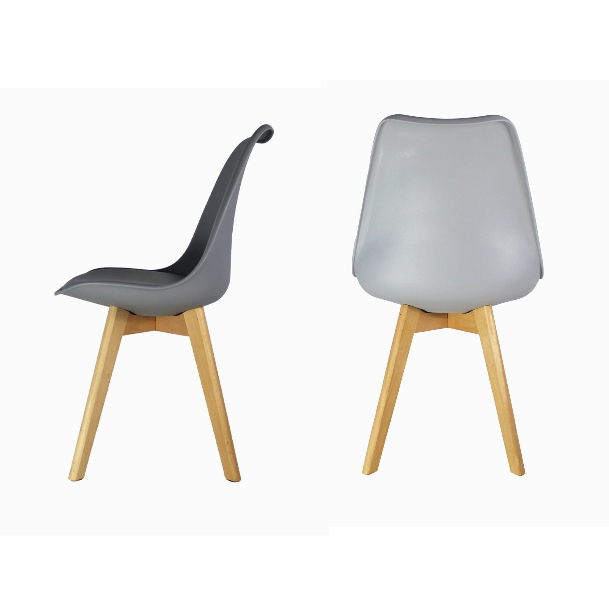 Foto 4 | Comedor Mundi In Gris con 4 Sillas