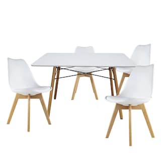 Foto 1 | Comedor Rectangular Mundo In Frankfurt color Blanco para 4 Personas
