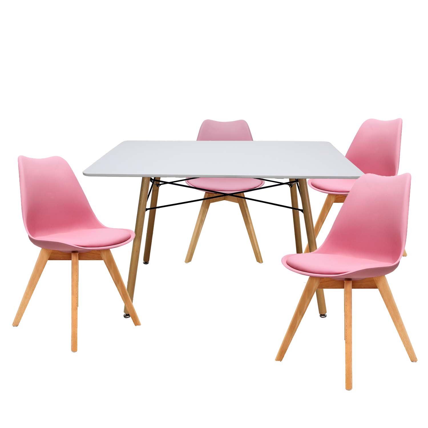 Foto 2 pulgar | Comedor Rectangular Mundo In Frankfurt Multicolor para 4 Personas
