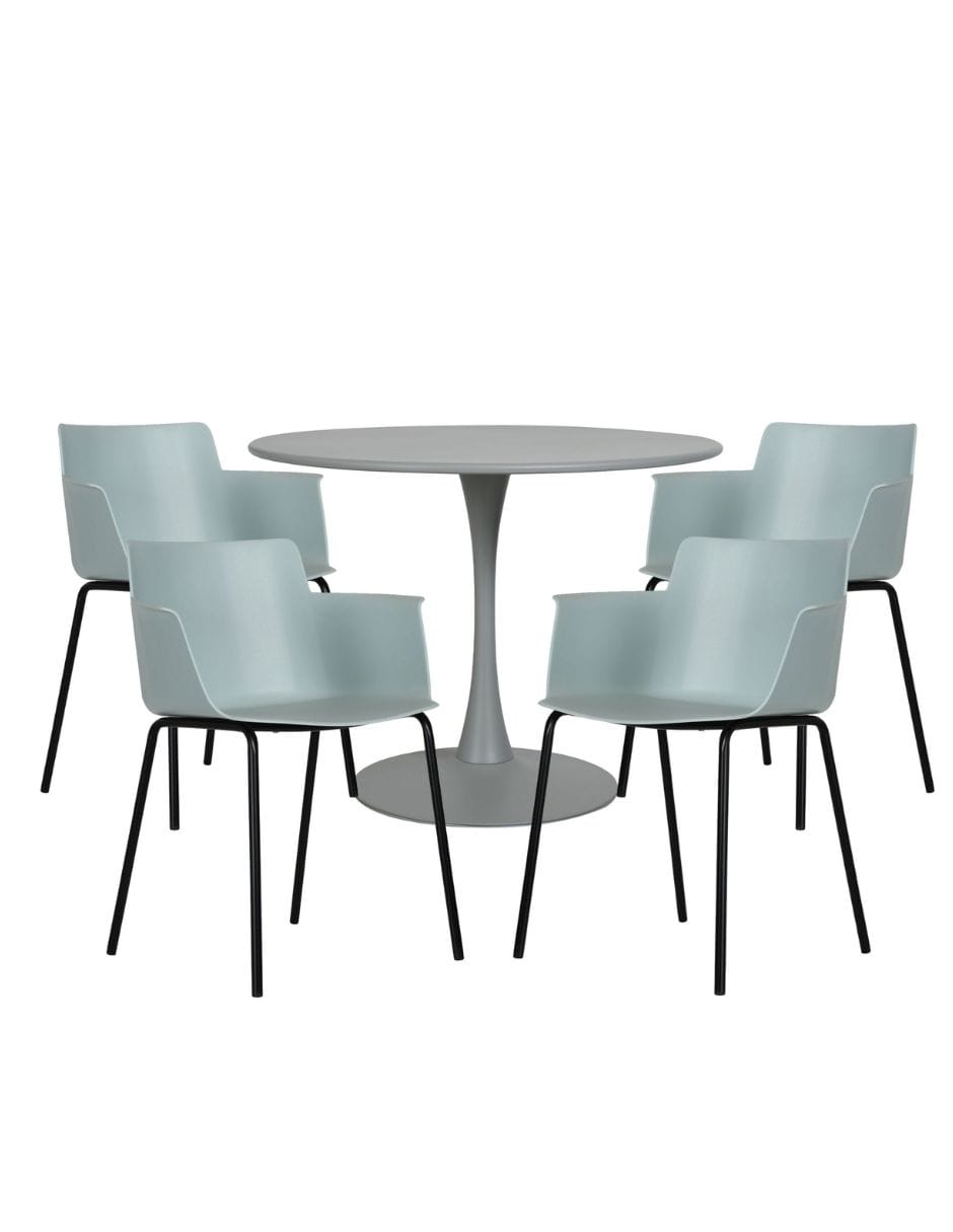 Comedor Circular Mundo In Vittoria para 4 Personas Multicolor $7,499