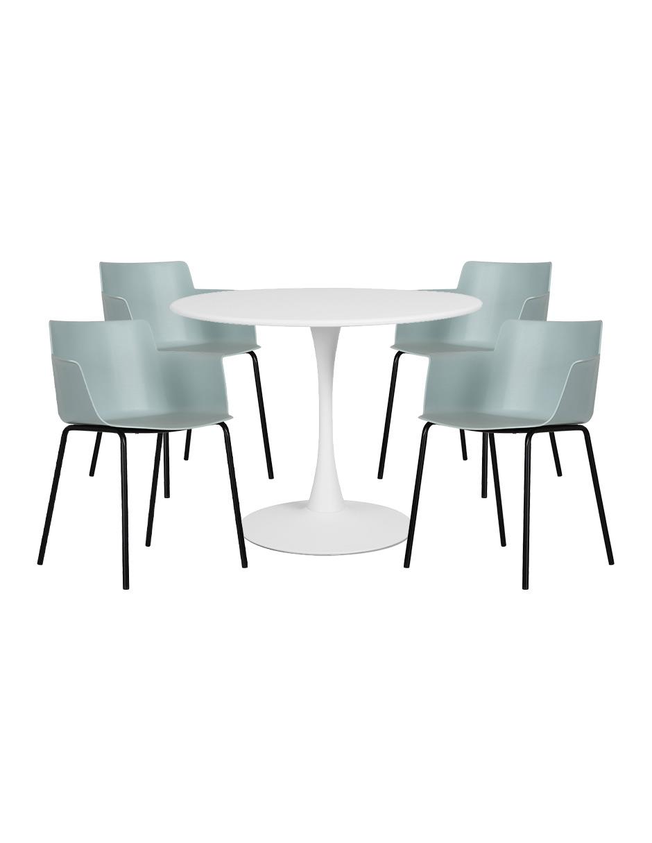 Comedor Circular Mundo In Vittoria para 4 Personas Multicolor