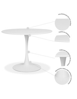 Foto 2 | Comedor Circular Mundo In Vittoria para 4 Personas Multicolor