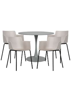 Foto 1 | Comedor Circular Mundo In Vittoria para 4 Personas Multicolor