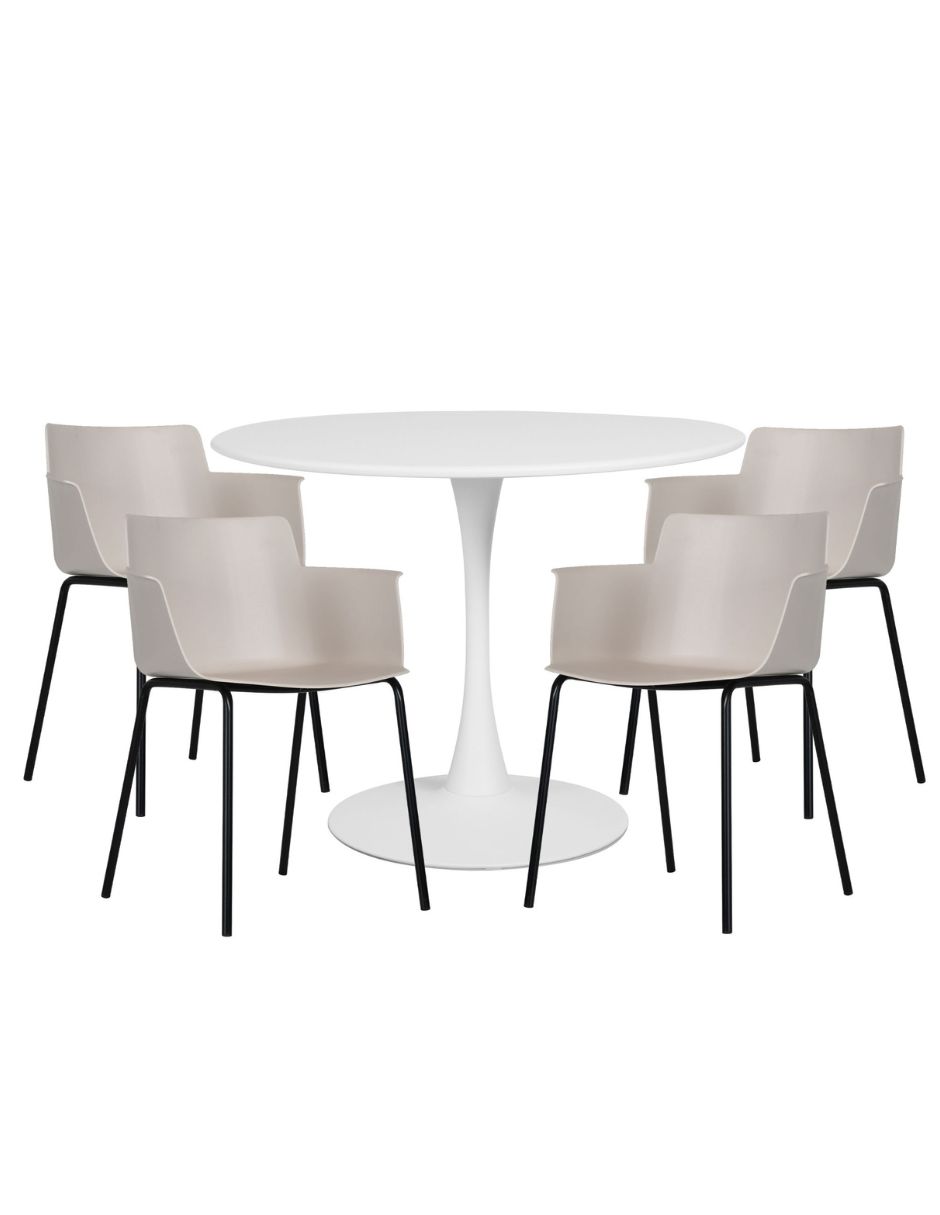 Foto 1 | Comedor Circular Mundo In Vittoria para 4 Personas Multicolor