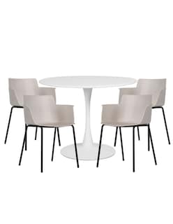 Foto 1 | Comedor Circular Mundo In Vittoria para 4 Personas Multicolor