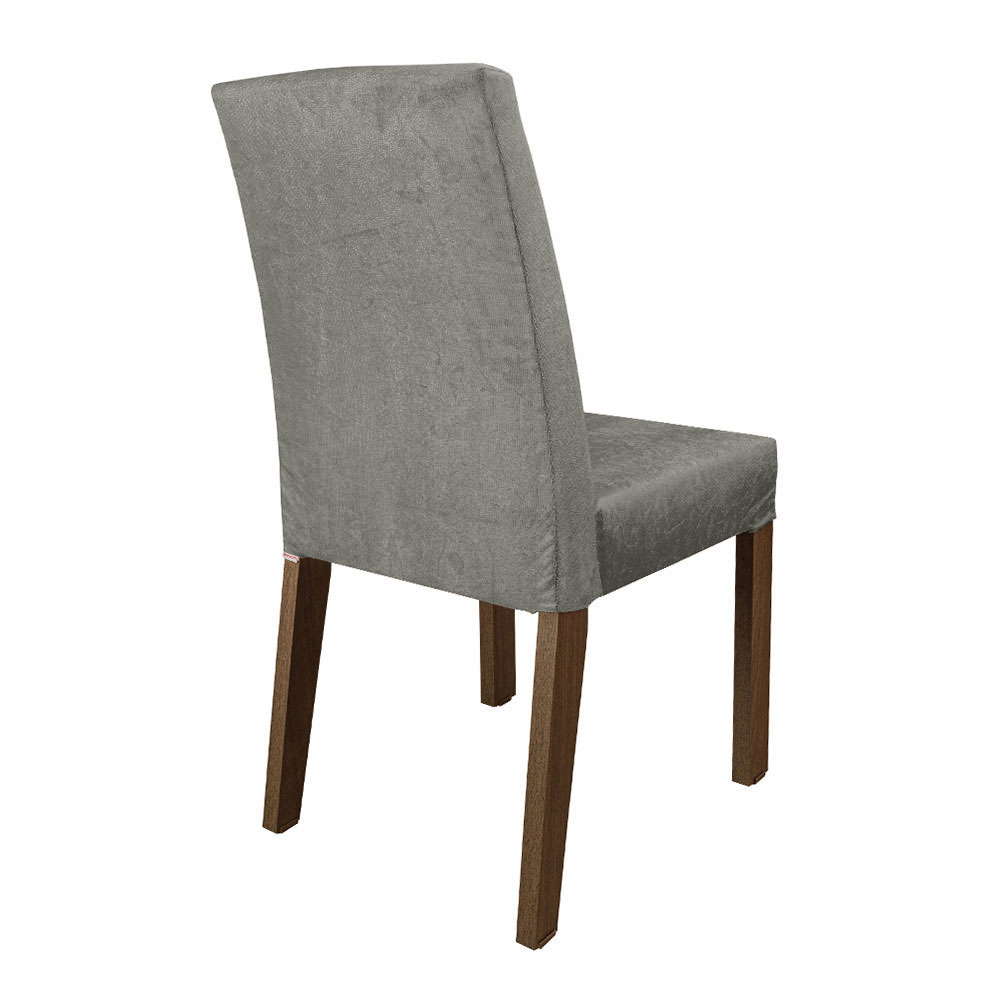 Foto 7 pulgar | Juego de Comedor Mesa con Tablero de Madera 4 Sillas Madesa Ashley color Gris