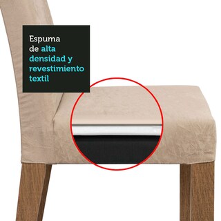 Foto 8 | Juego de Comedor Madesa Luciana Mesa con Tablero de Madera y 6 Sillas Marrón