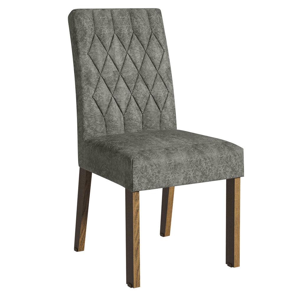 Foto 6 pulgar | Comedor Madesa Mdja040137 Gris con 4 Sillas