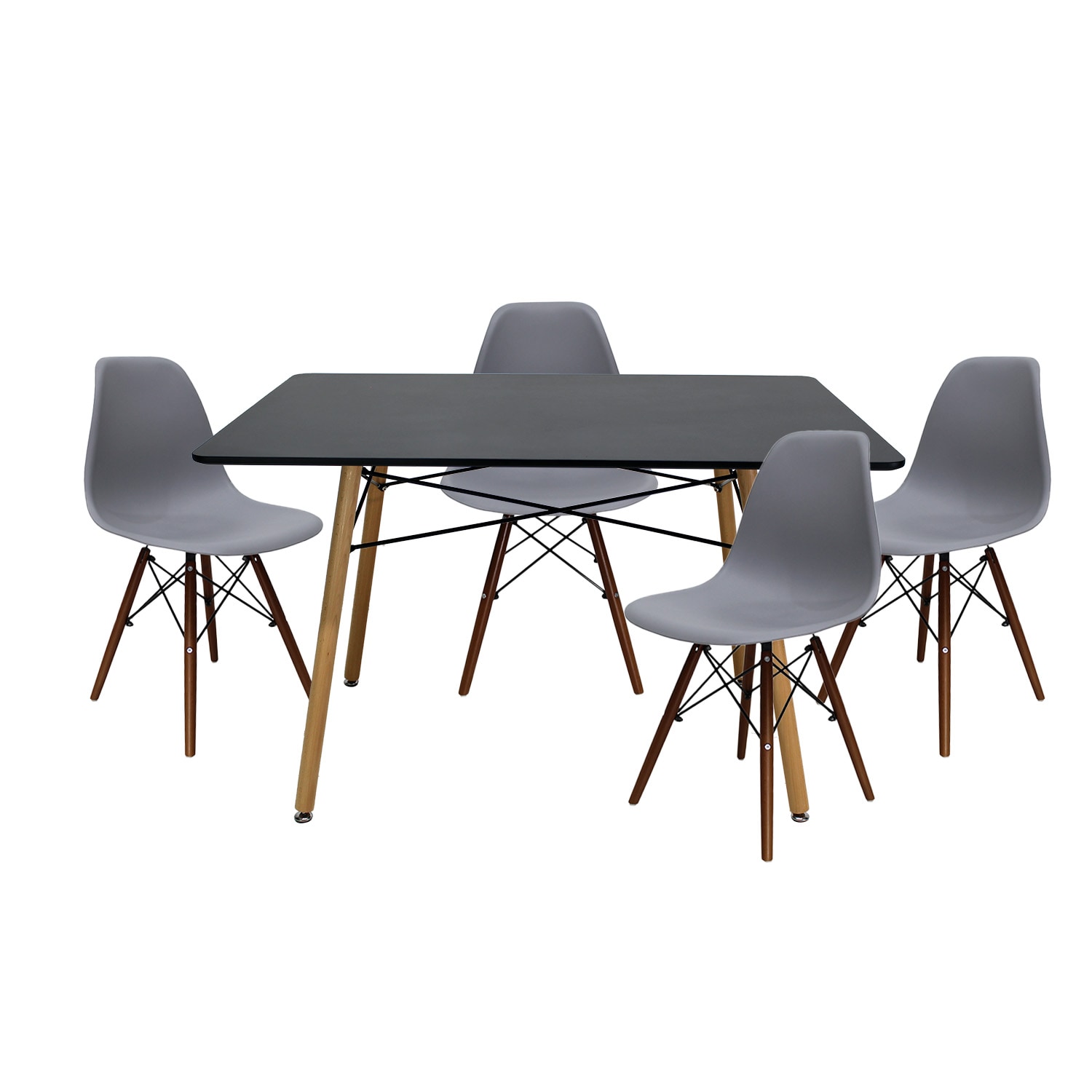 Comedor Rectangular Mundo In Oslo Para 4 Personas Multicolor $4,999