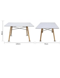 Foto 5 | Comedor Rectangular Mundo In Oslo Para 4 Personas Color Blanco