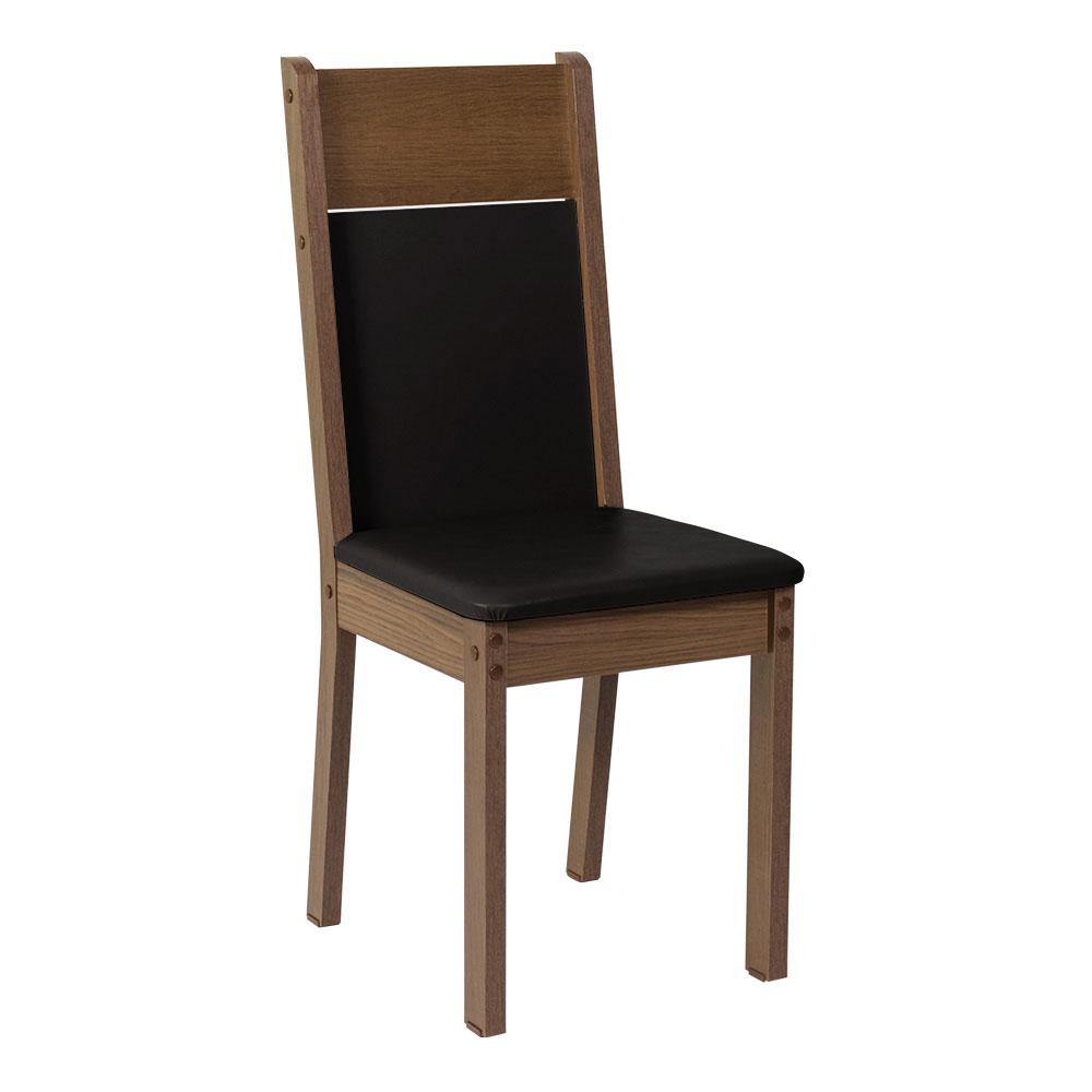 Foto 8 pulgar | Juego de Comedor Mesa con Tablero de Vidrio 4 Sillas Madesa Greta Negro