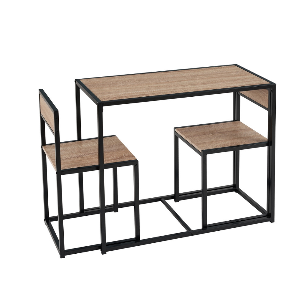 Foto 4 pulgar | Juego de Comedor 3 Piezas Ilios Innova WH-23 Industrial Marrón