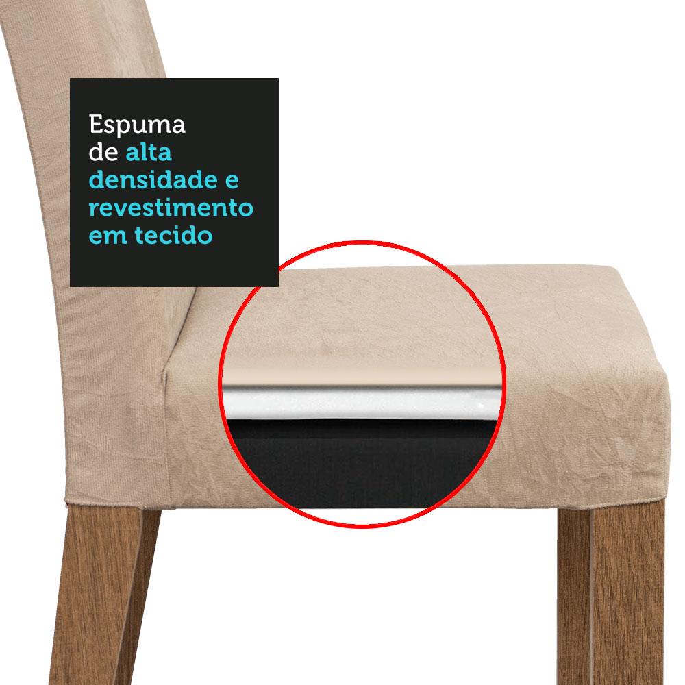 Foto 9 pulgar | Comedor Madesa color Beige con 4 Sillas