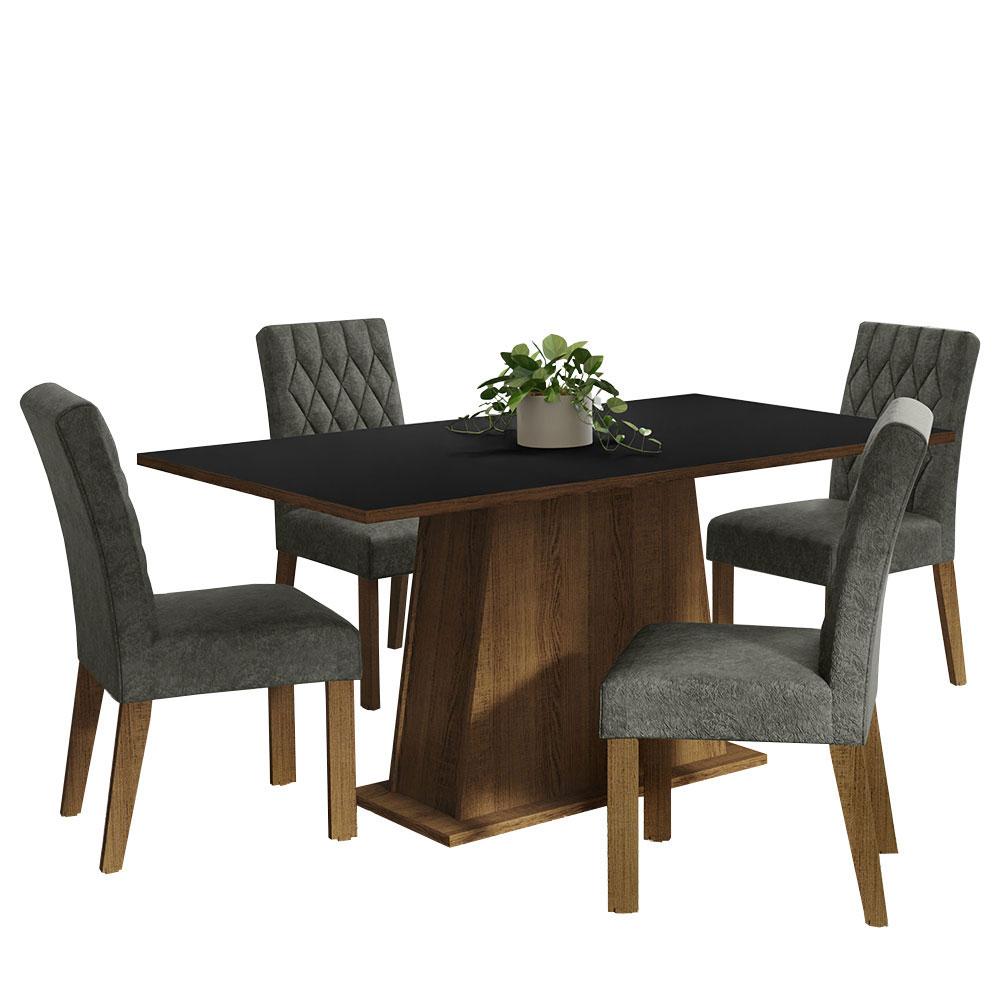 Foto 2 pulgar | Juego de Comedor Ashley Madesa Madera 4 Sillas