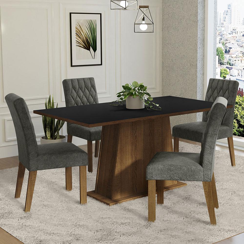 Foto 3 pulgar | Juego de Comedor Ashley Madesa Madera 4 Sillas