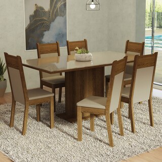 Foto 2 | Juego de Comedor con Tapa de Madera + 6 Sillas Imperial Madesa Francine