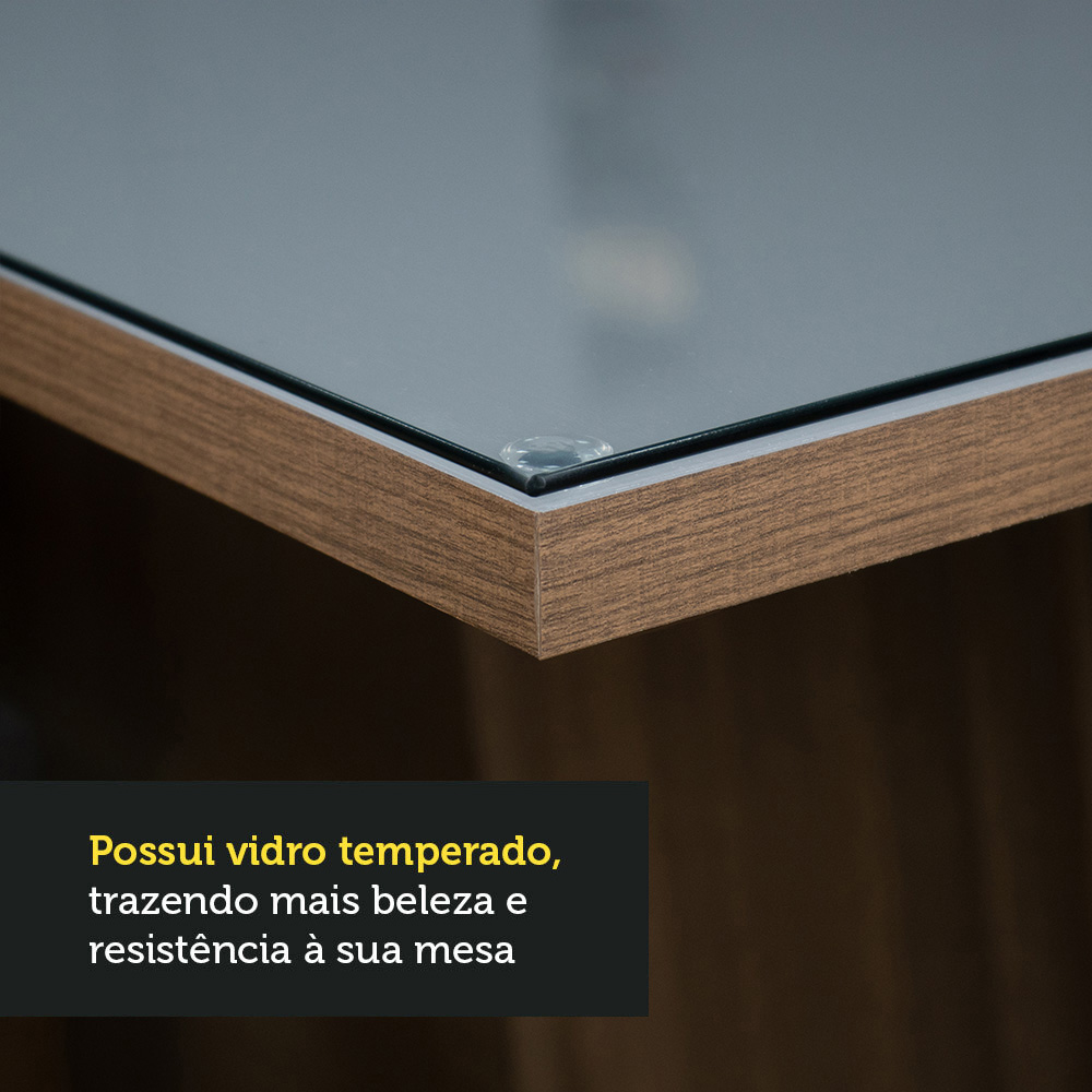 Foto 5 | Comedor Madesa con 4 Sillas Gris