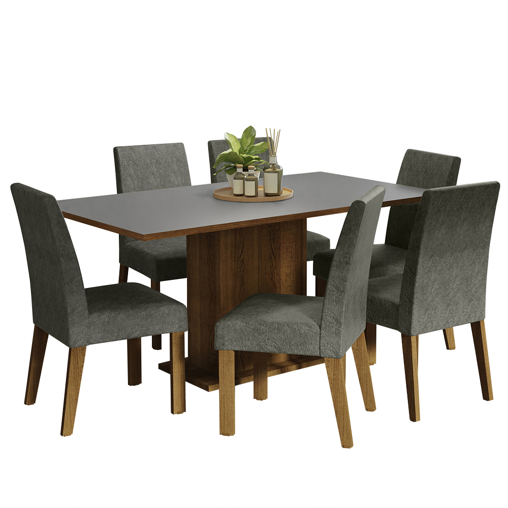 Foto 1 | Juego de Comedor Madesa Renata con 6 Sillas