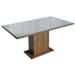 Foto 5 | Juego de Comedor con Mesa de Vidrio y 6 Sillas Madesa Alexis Marrón